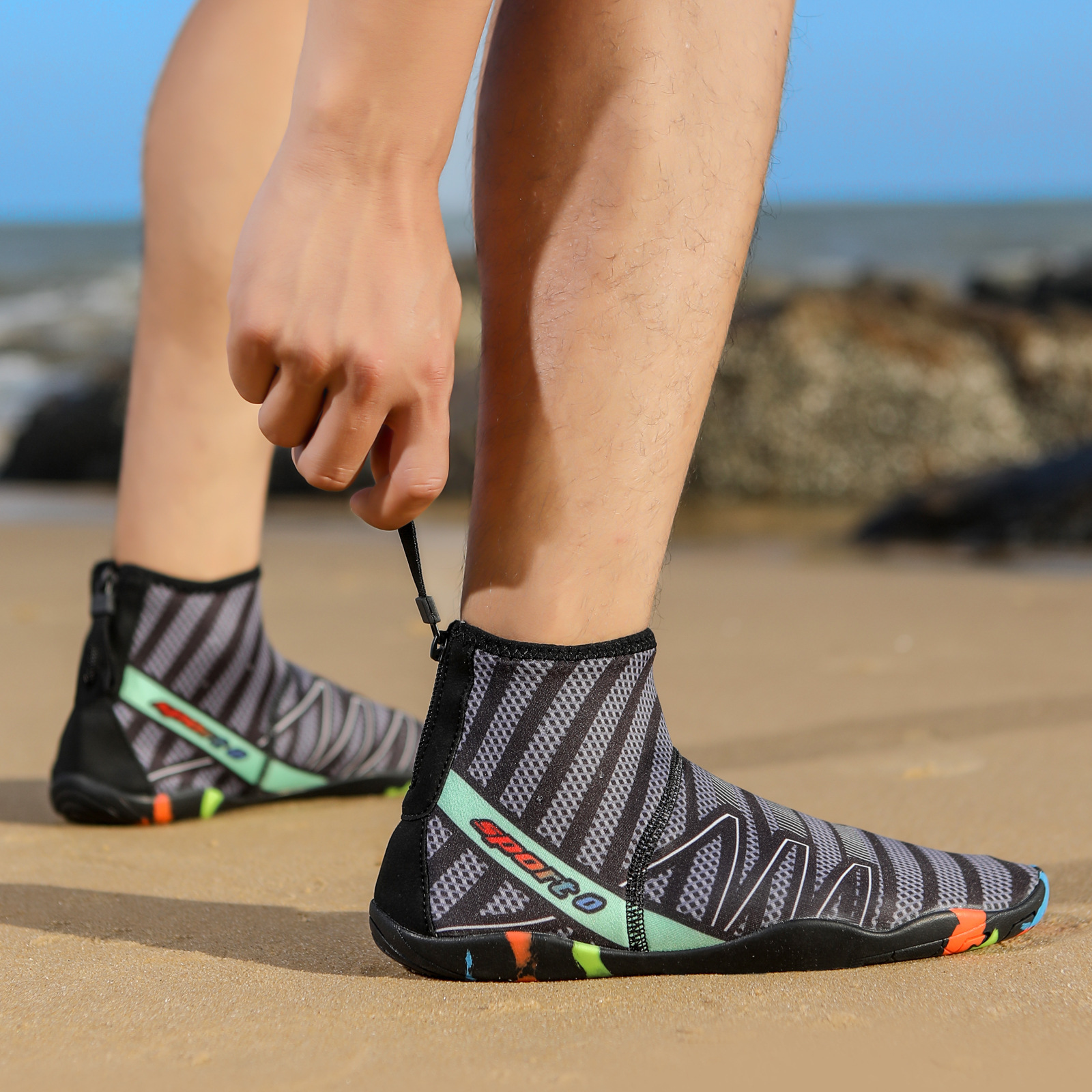 LT-KT603 Kids' Anatomical Wide Toe-Box Barefoot Shoes angle 2